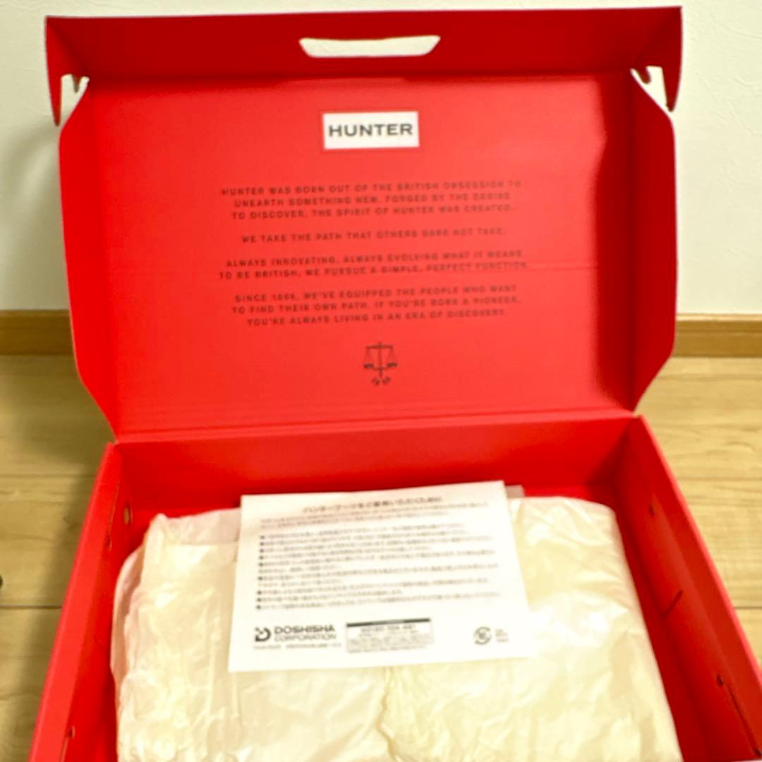 HUNTER長靴WOMENS BLACK サイズUK4 US6 EU37 未使用