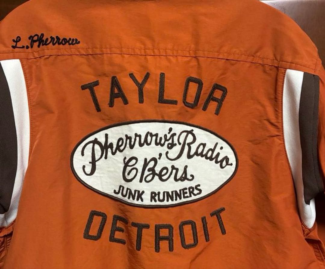 PHERROW'S フェローズ ナイロンジャケット レーシングジャケット XL