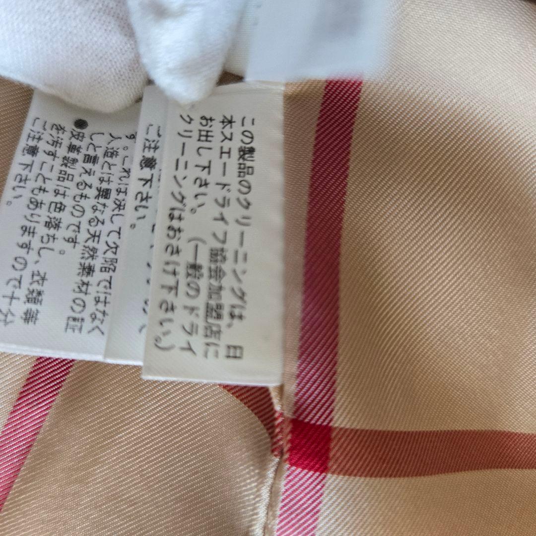 BURBERRY BLUE LABELラムレザー＆ファー ダッフルコート 38