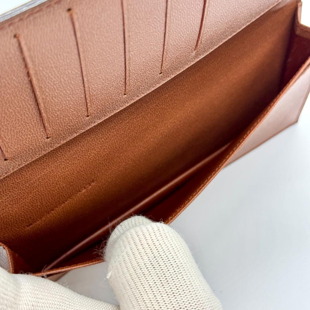 美品 dunhill ダンヒル 二つ折り 長財布 札入れ レザー 箱付き