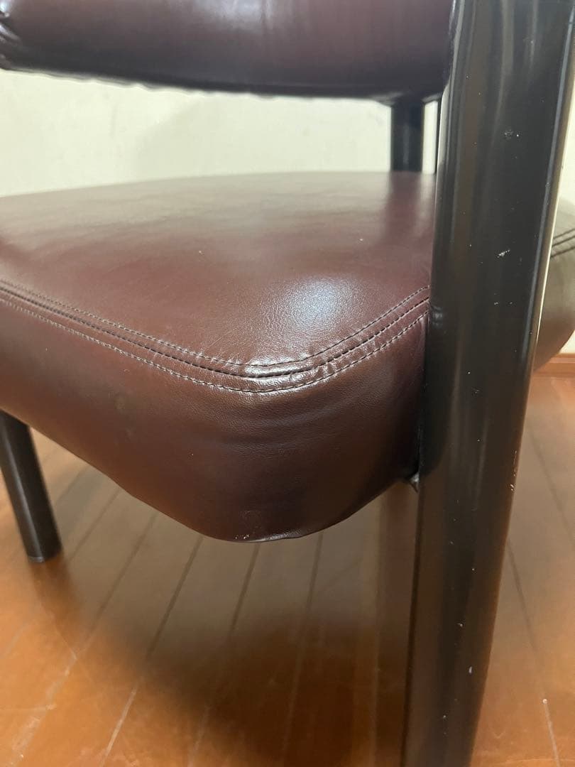 【すし　MOBILIA】　モビリア　革シングルソファ　日本創業②