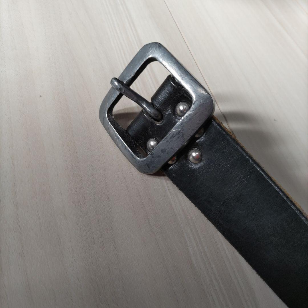 REDMOON スタッズ ベルト 黒 スティングレイ