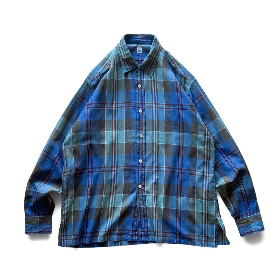 【美品】KAPTAIN SUNSHINE REGULAR COLLAREDシャツ