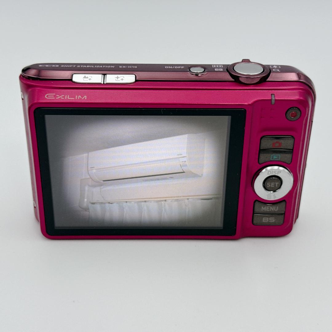 【美品・人気色】CASIO EXILIM EX-H10 ピンク 光学10倍ズーム