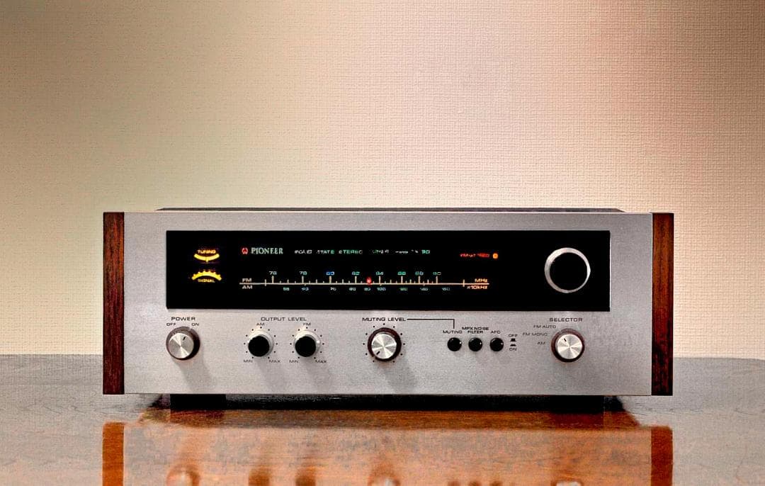 ★PIONEER ビンテージ チューナー TX-90 の持つことの魅力　３♪