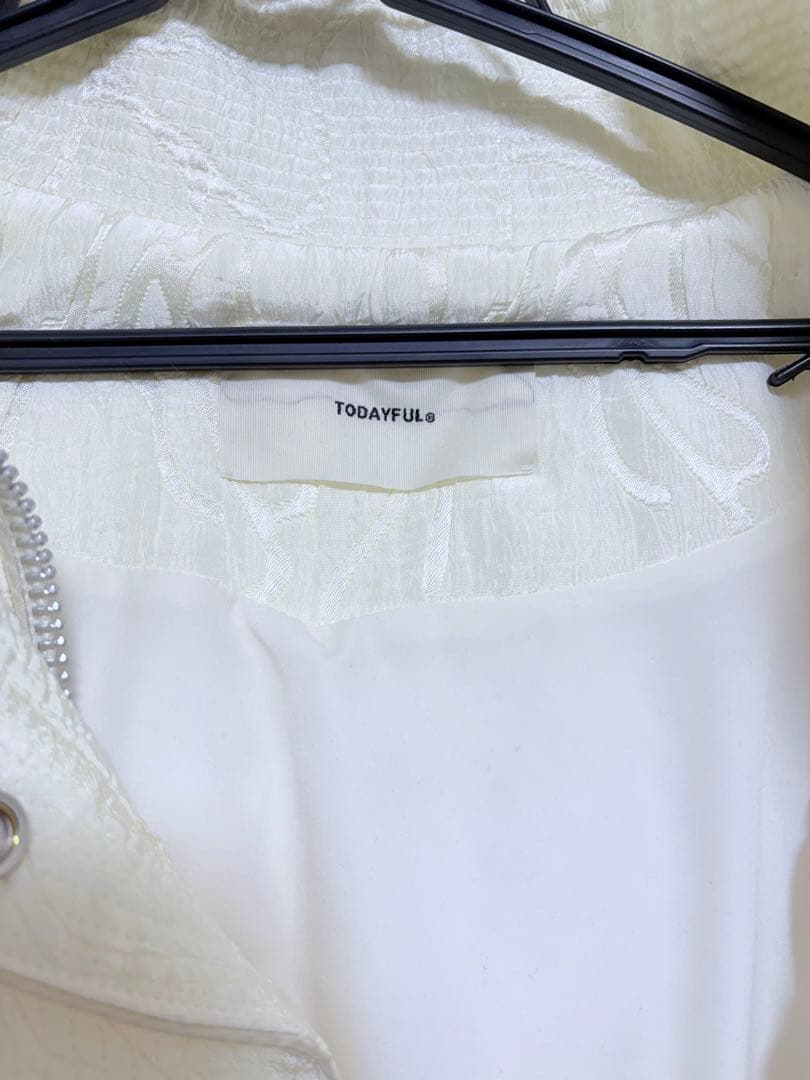 か*め様 TODAYFUL Jacquard Down Coat ジャガードダウ