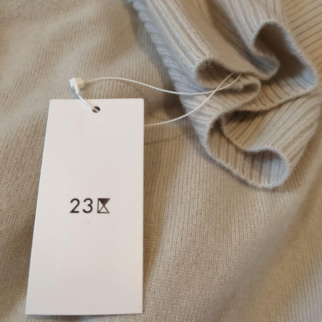 23区 カシミヤハイネック ニットセーター サイズ38 新品
