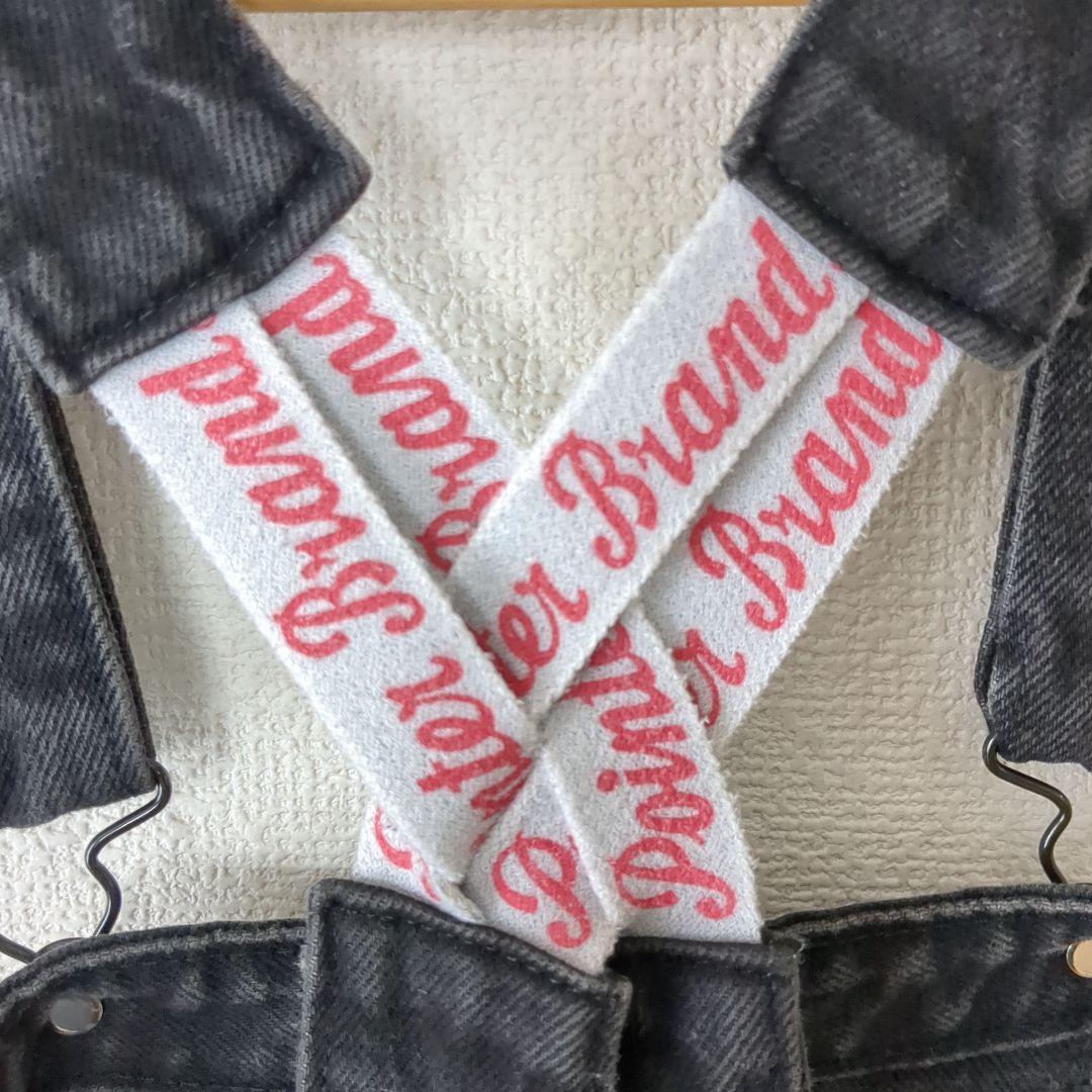 レア　Pointer　オーバーオール サロペット　ブラック　ローバック