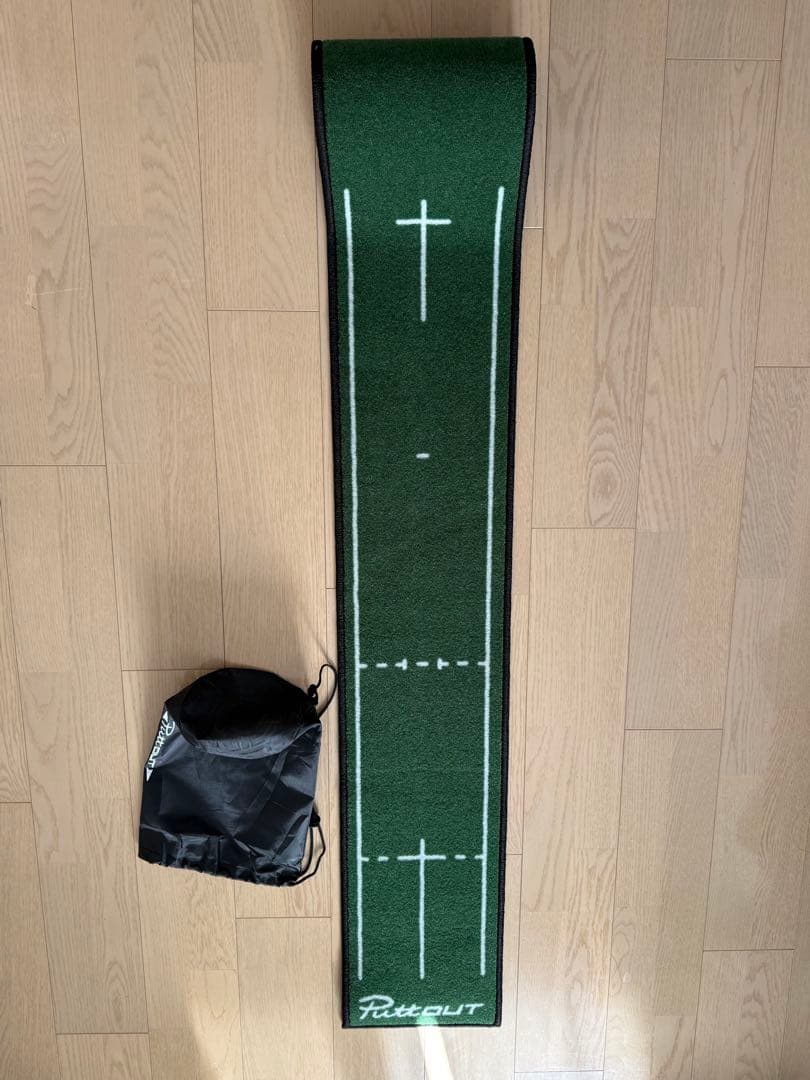 パターマット グリーン スリム　PuttOUT パットアウト　美品　パター