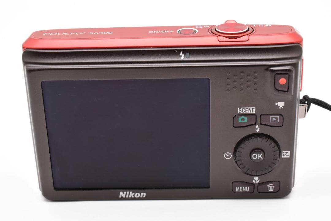 【美品】NIkon COOLPIX S6300 アーバンレッド　動作確認済