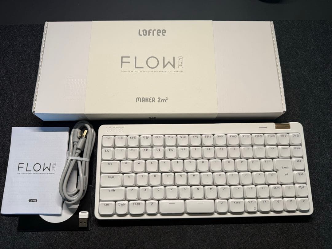 【値下げ】Lofree Flow Lite JIS ホワイト 日本語配列