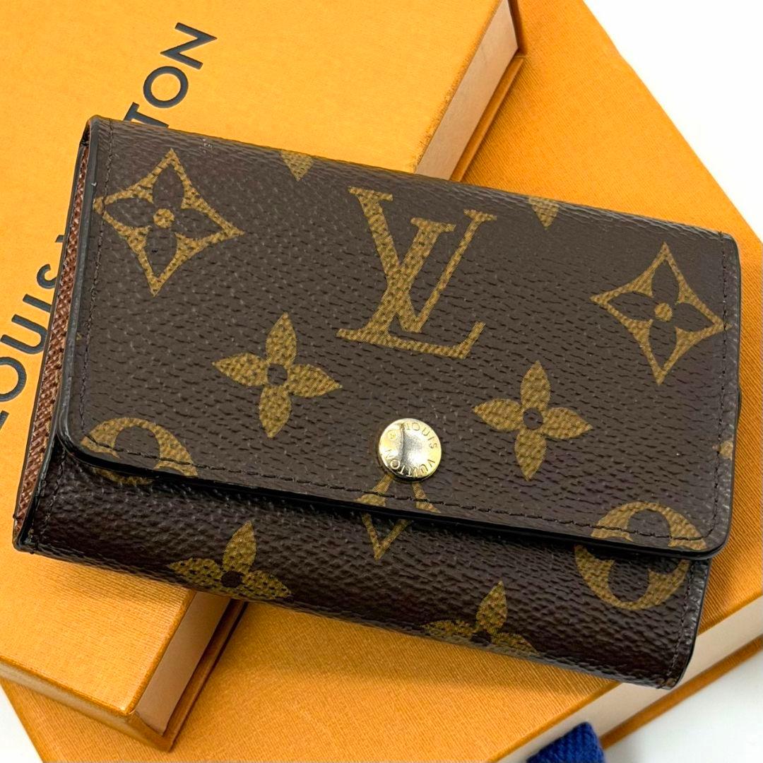 美品 ルイヴィトン モノグラム ミュルティクレ6 キーケース 鍵 key 6連