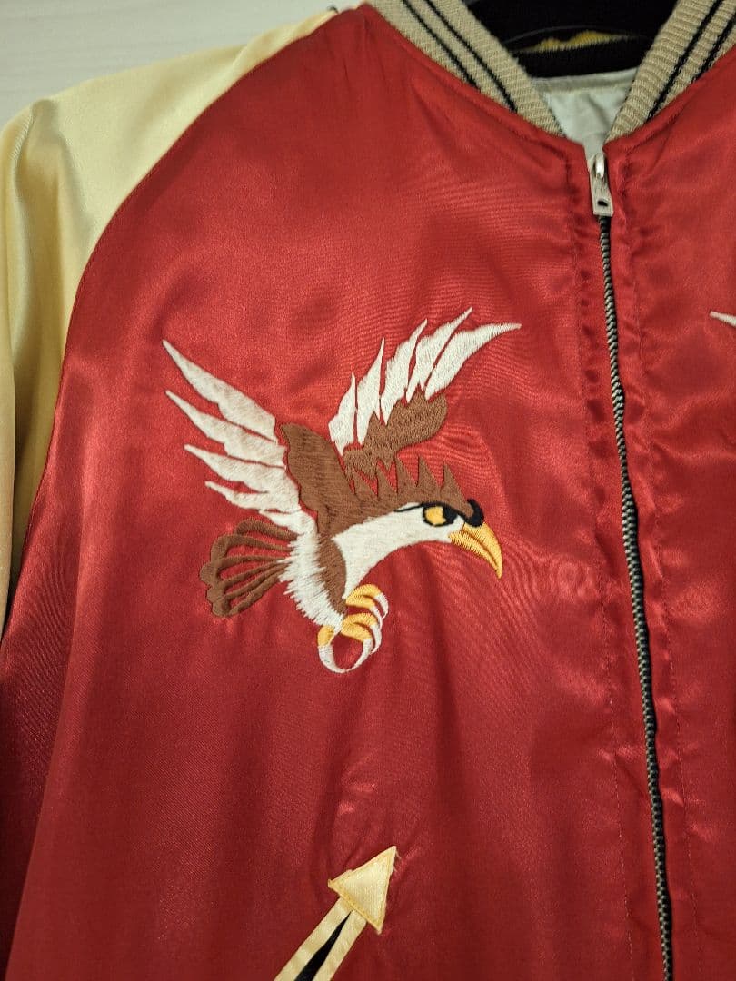 【超希少!極美品】東洋エンタープライズ　スカジャン　リバーシブル　沖縄 鷹