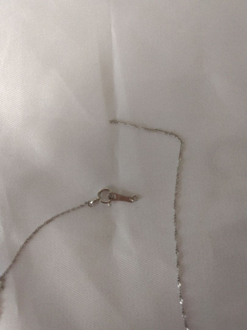 K18WGリング、K10WGネックレス2点