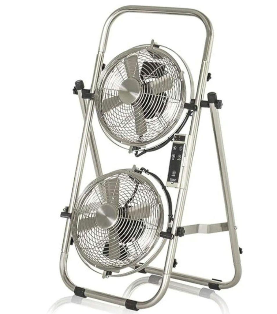 プリズメイト メタルデュアルファン 8インチ リモコン付 おしゃれ 家電　完売品