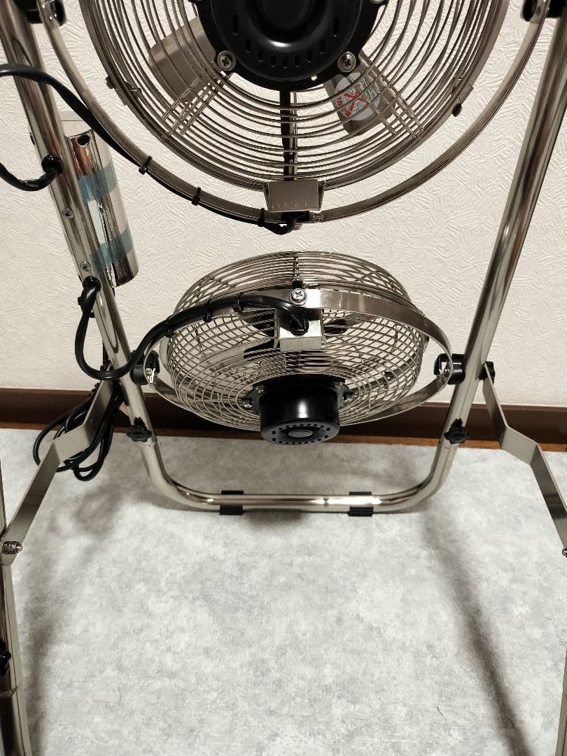 プリズメイト メタルデュアルファン 8インチ リモコン付 おしゃれ 家電　完売品