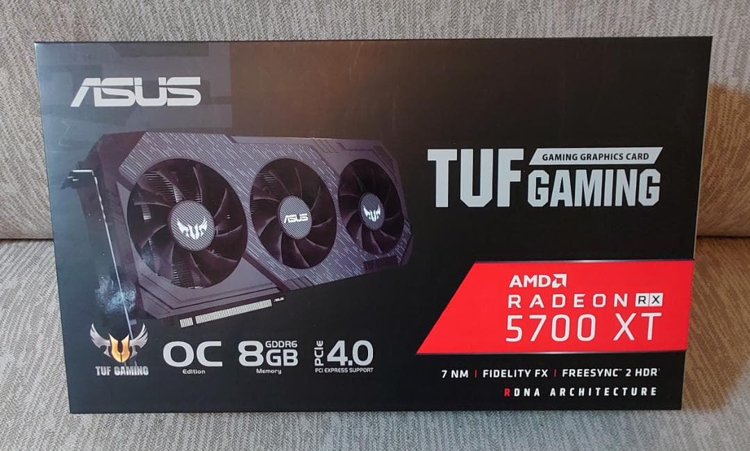 グラフィックボード・グラボ・ビデオカード ASUS RADEON RX 5700 XT TUF GAMING 8GB