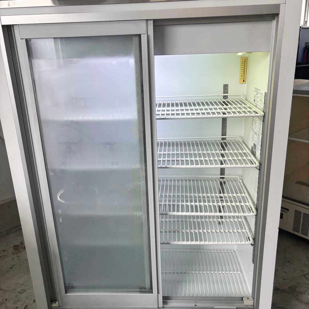 大和冷機 業務用 冷蔵ショーケース　301AU-15 264L スライド扉 陳列