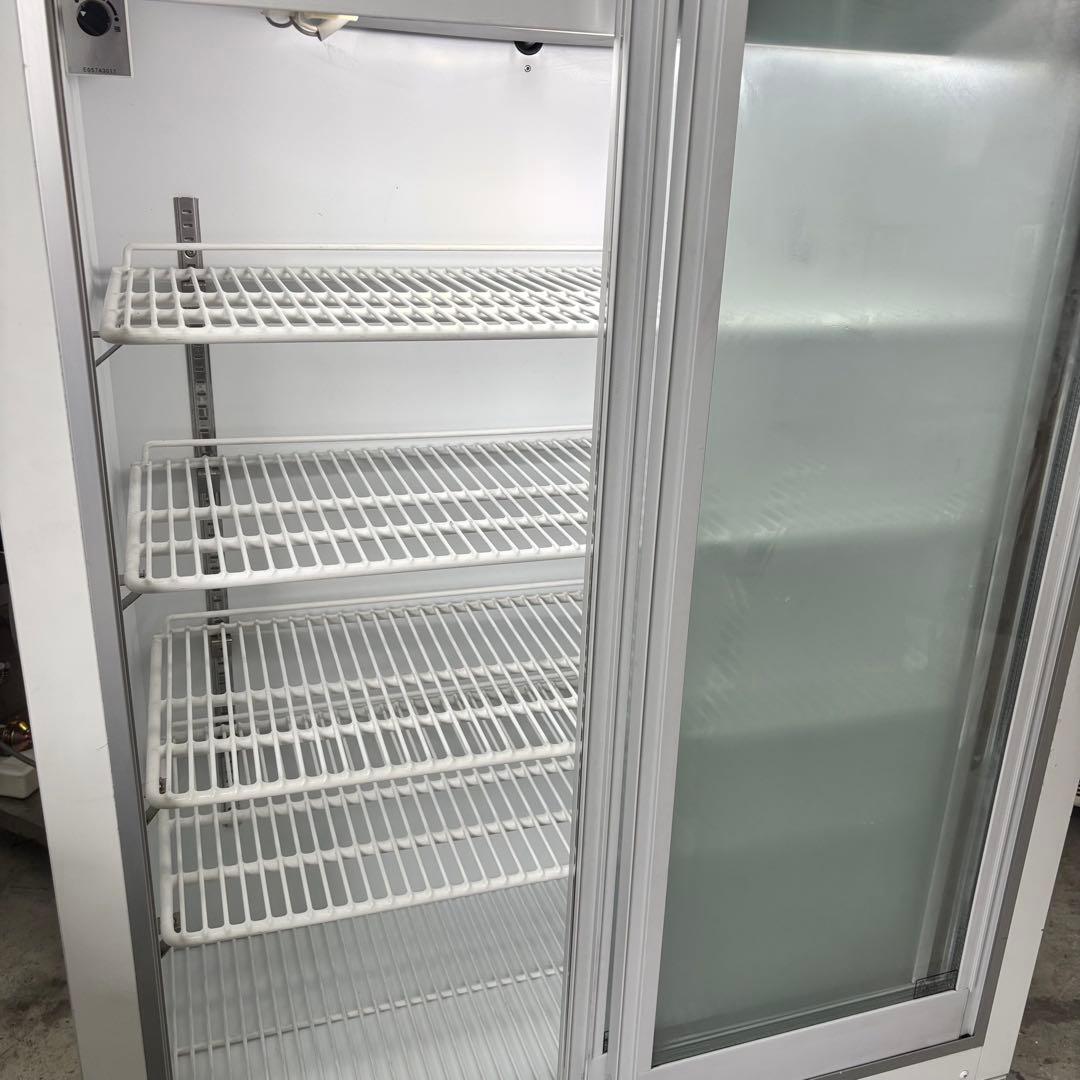 大和冷機 業務用 冷蔵ショーケース　301AU-15 264L スライド扉 陳列