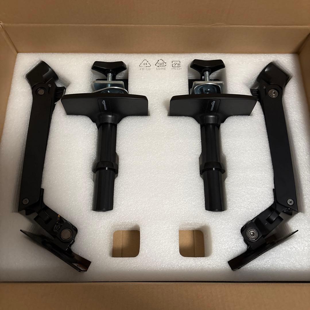 美品 Amazon ベーシック モニターアーム エルゴトロンLX 2個セット