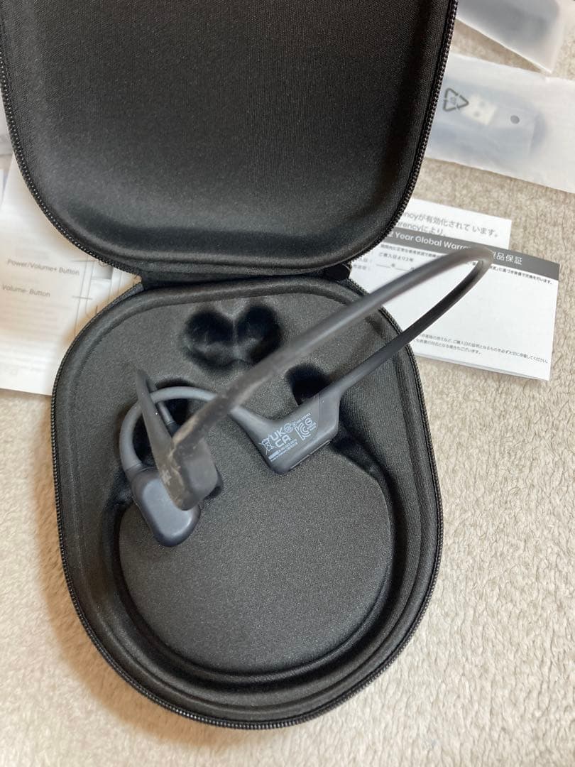 Shokz OPENRUN PRO 骨伝導イヤホン　付属品完備