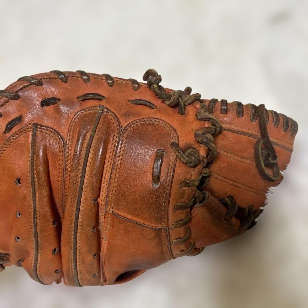 【良品】ミズノプロ キャッチャーミット 硬式　オレンジ　SDT-183