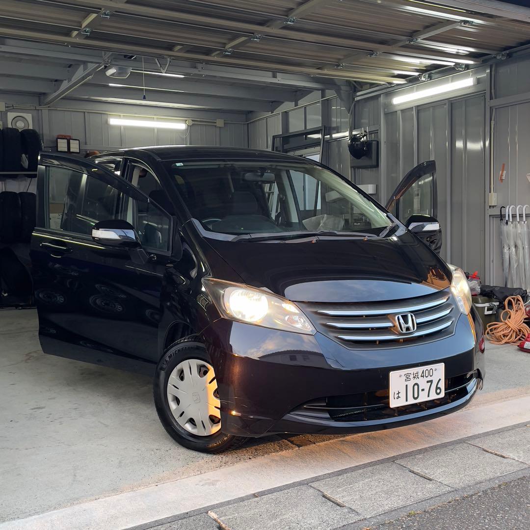 H22年極上4ナンバー貨物2人乗りフリードGジャストsele10万キロ台 抹消済