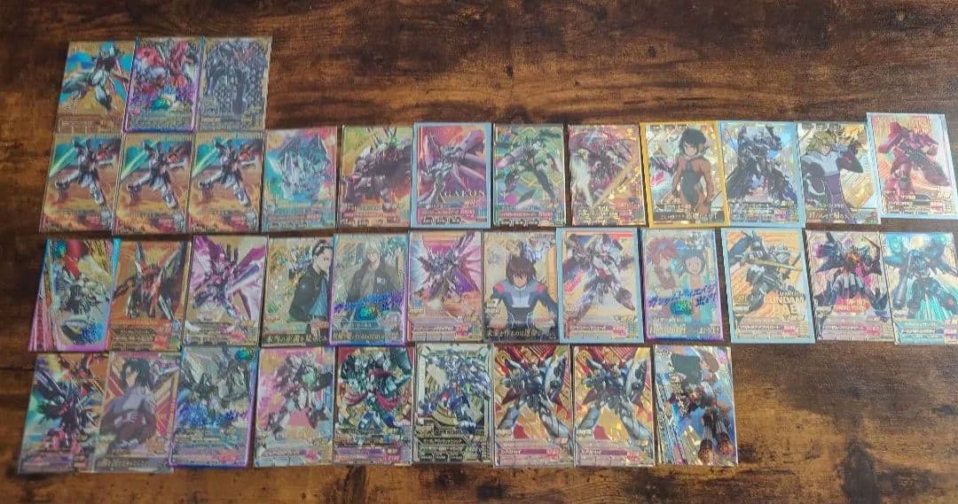 【出品1/31まで】ガンダムトライエイジ 引退品 P M CP PR 244枚