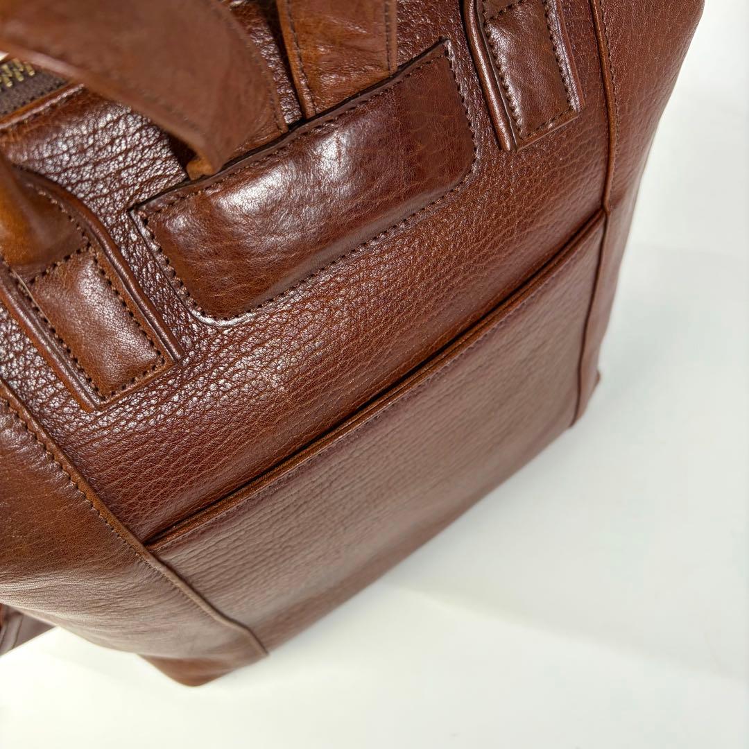 こうすけイビサ　IBIZA　カンビアール　2wayリュック　レザーブラウン