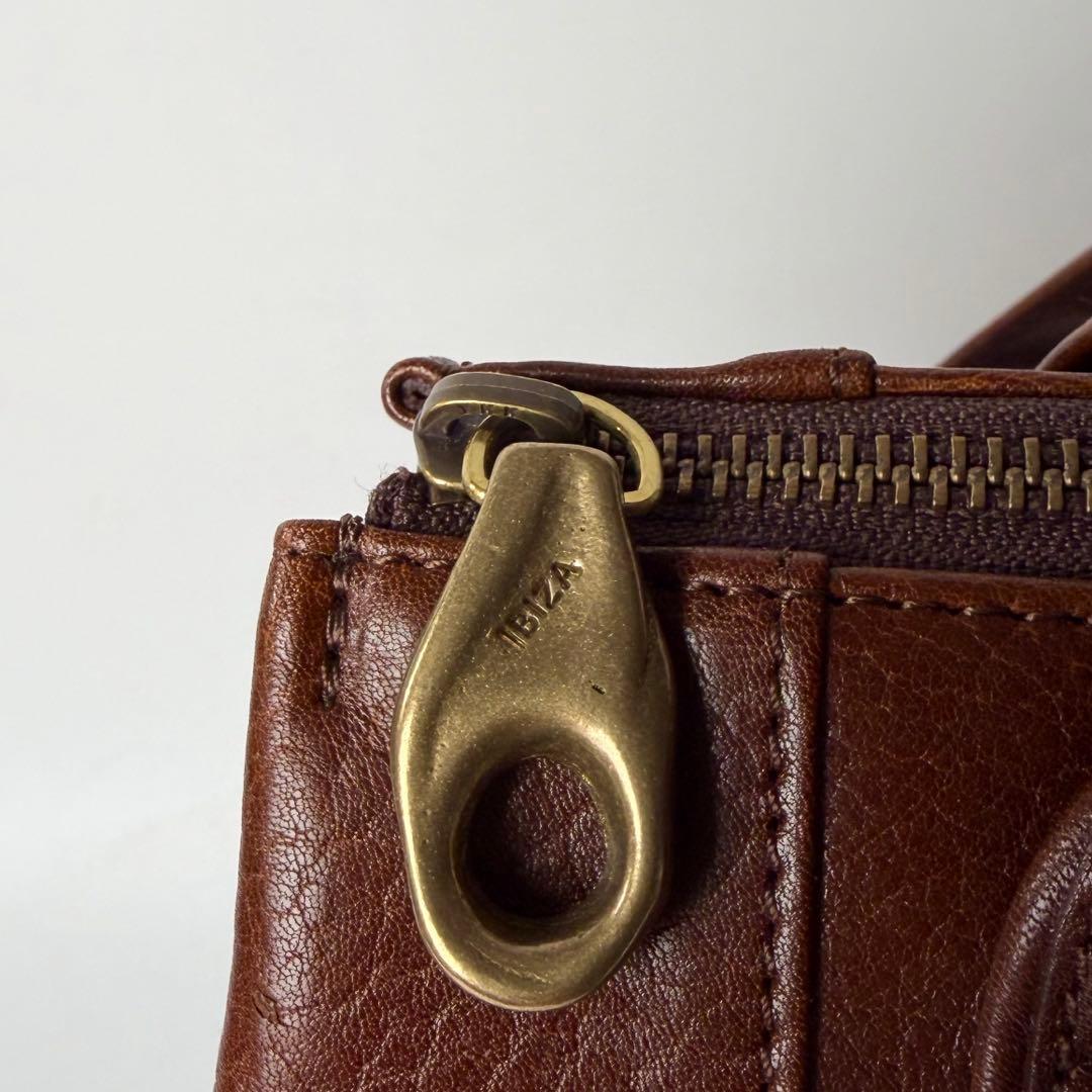 こうすけイビサ　IBIZA　カンビアール　2wayリュック　レザーブラウン