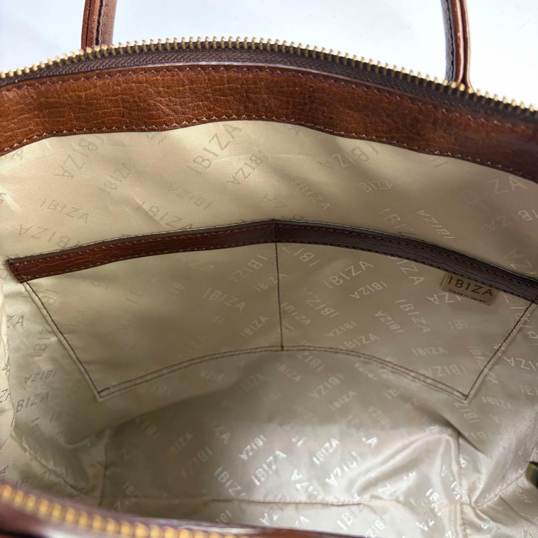 こうすけイビサ　IBIZA　カンビアール　2wayリュック　レザーブラウン