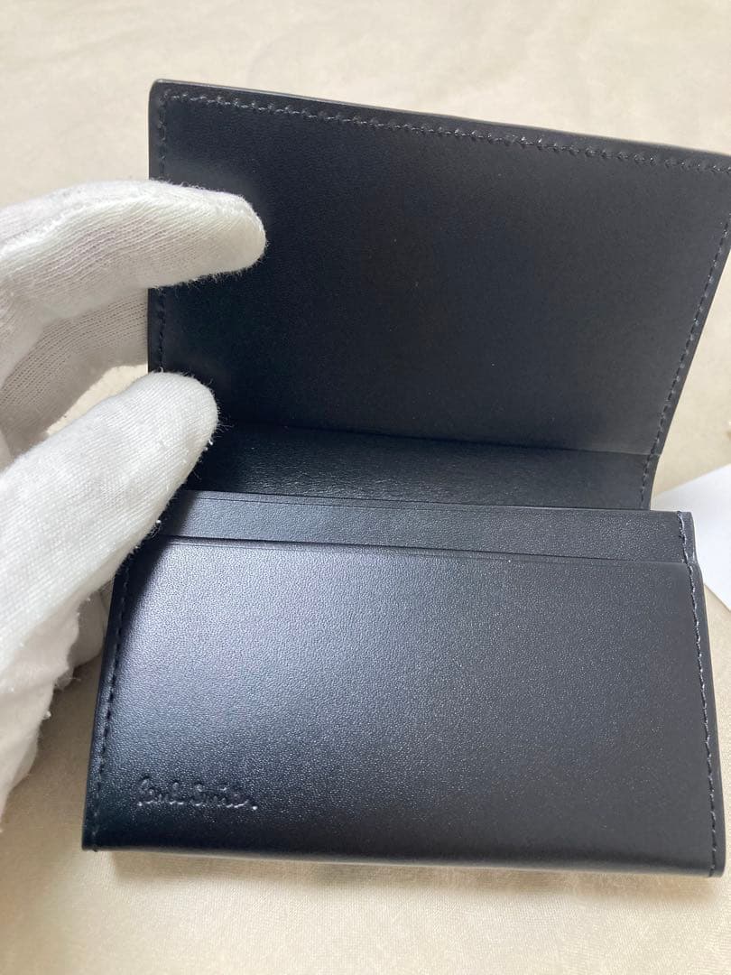 Paul Smith ブラックレザー名刺入れ