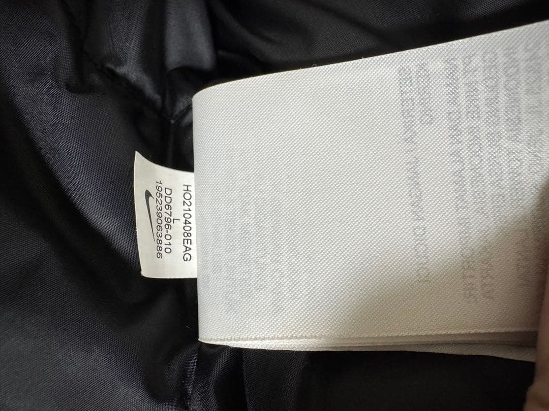 Nike STORM-FIT ブラック ダウンジャケット Lサイズ