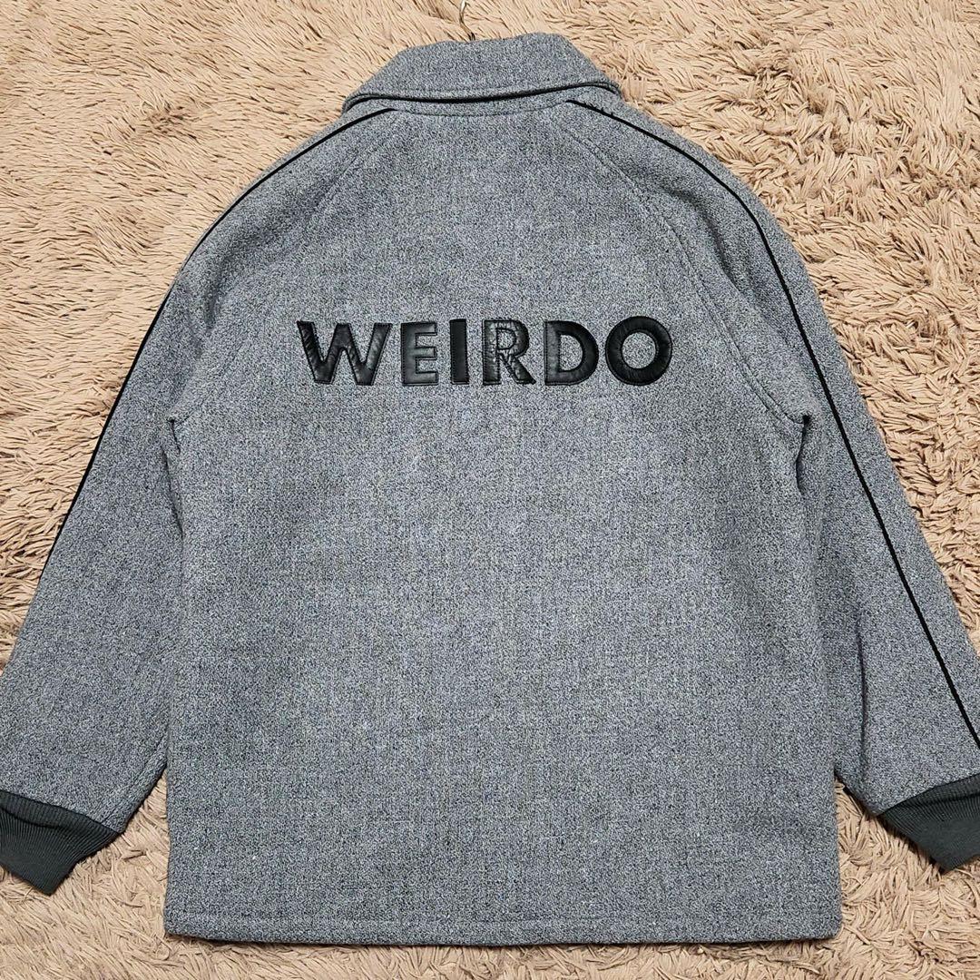 WEIRDO ウィアード メルトンウール ジャケット キルティング レザー M