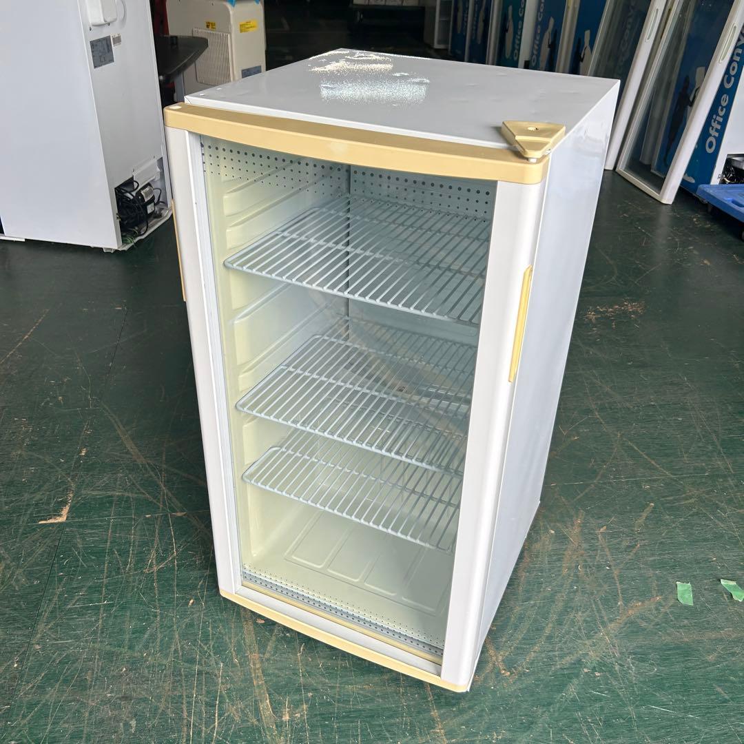 155業務用 冷蔵ショーケース オフィスコンビニ XW-105 左右開き 小型