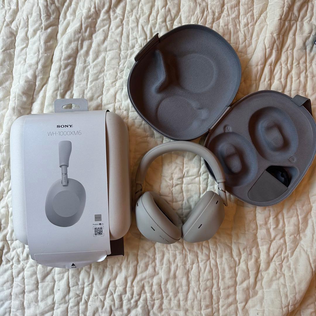 sony ヘッドホン　wh-1000xm6 プラチナシルバー