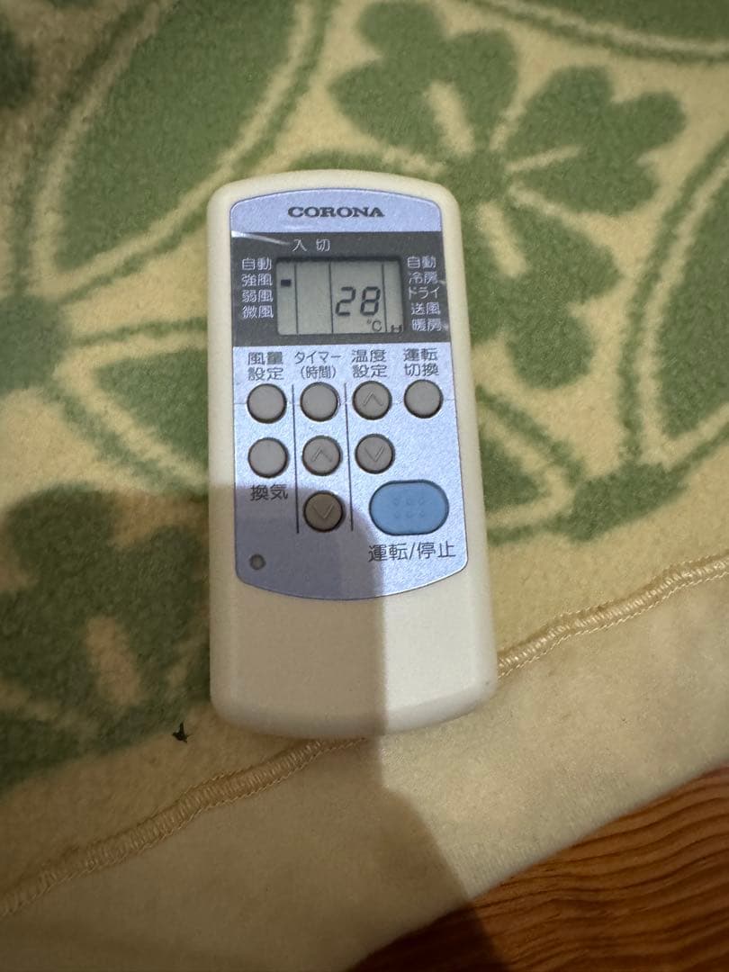 コロナ　冷暖房窓用エアコン　2020年式　CW H A1820 中古品