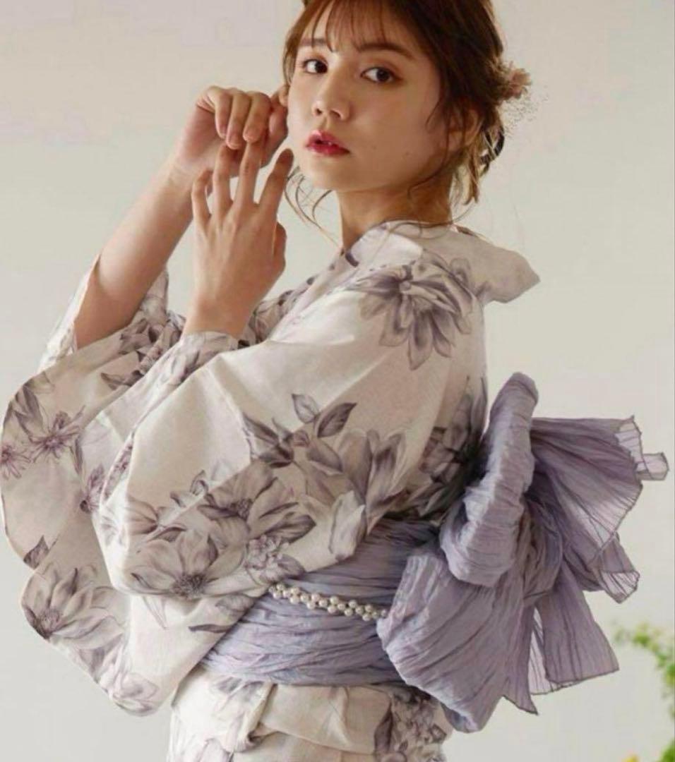 Dita 浴衣うたかたの月下美人（浴衣.帯）