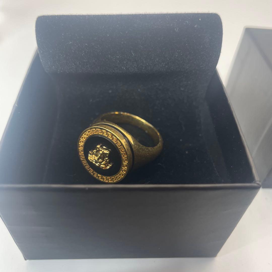 専用❗️箱付♡VERSACE✨ ヴェルサーチ メデューサ ゴールドリング 21号