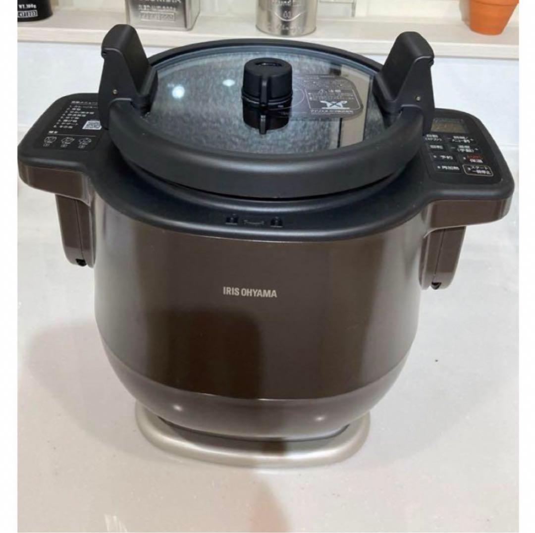 アイリスオーヤマ　かくはん式自動調理器シェフドラムDAC-IA2-H