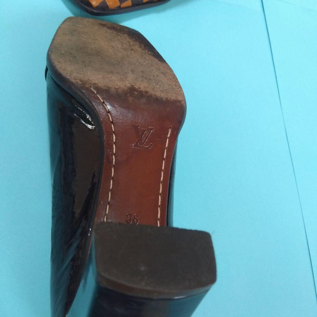 LOUIS VUITTON チェック柄 ハイヒール