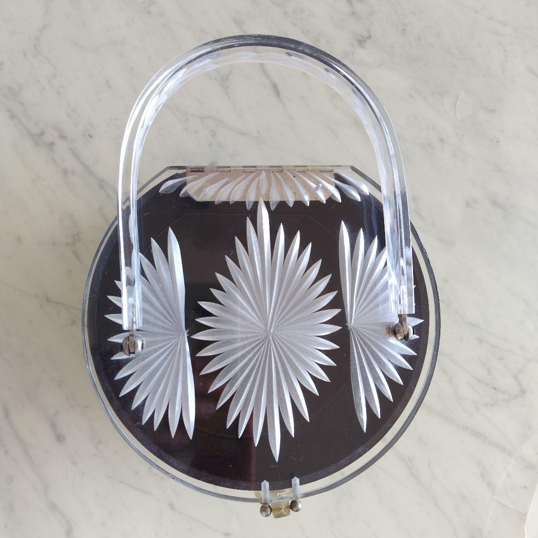 アンティーク　ルーサイトバッグ