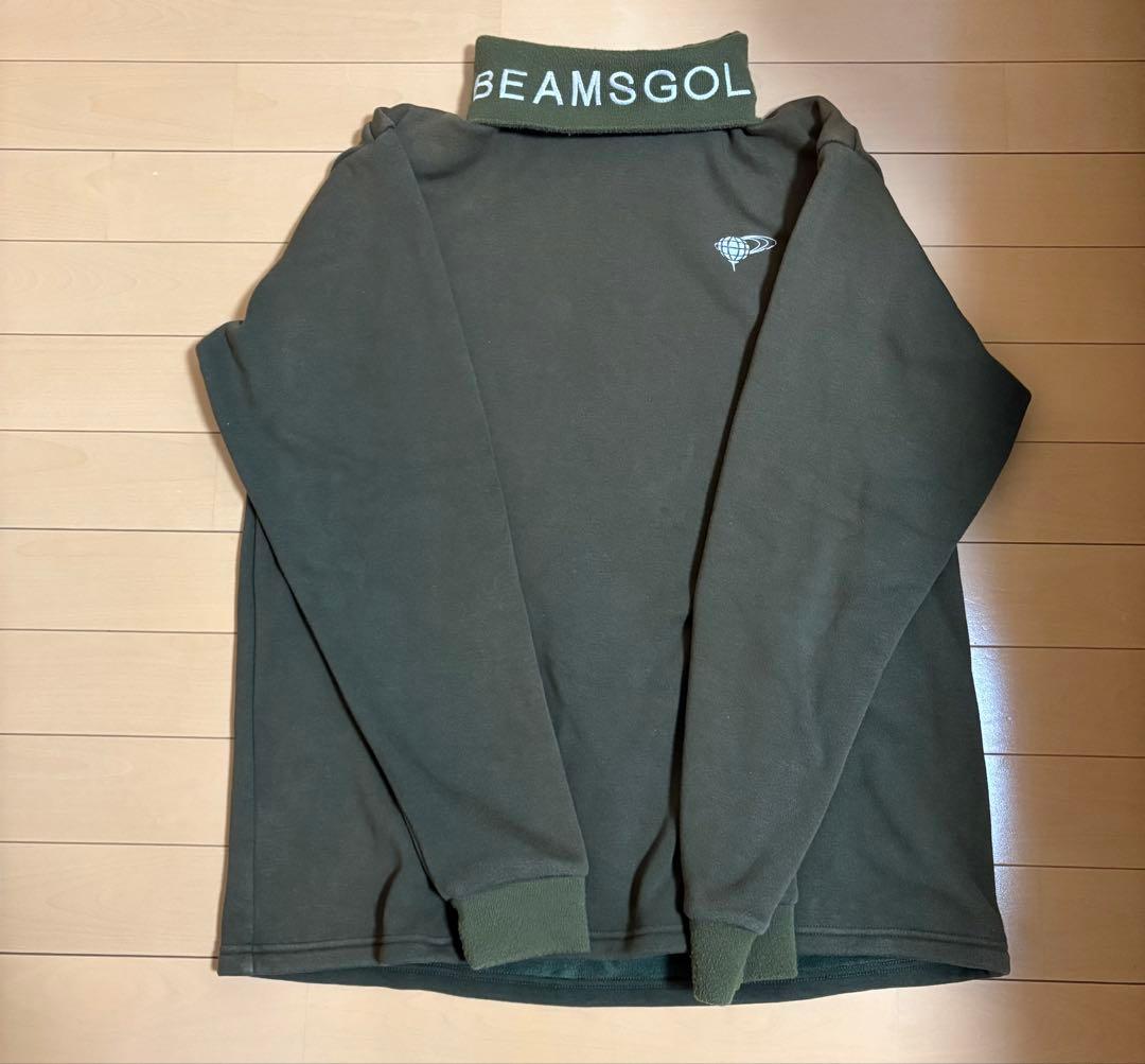BEAMSGOL タートルネックスウェット　 オリーブ