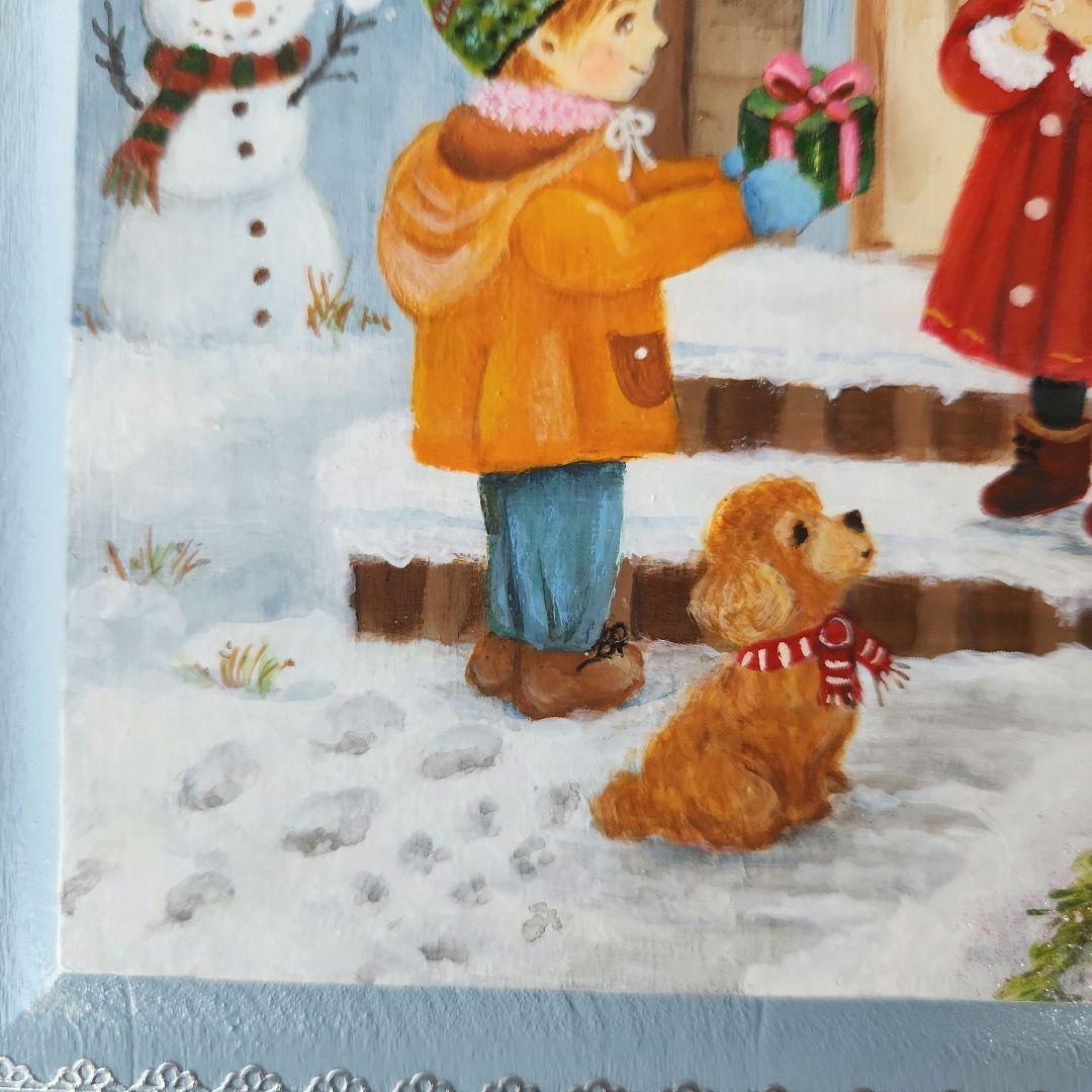 G*A様 トールペイント作品　楽しいクリスマス