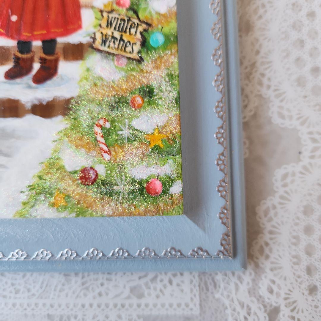 G*A様 トールペイント作品　楽しいクリスマス