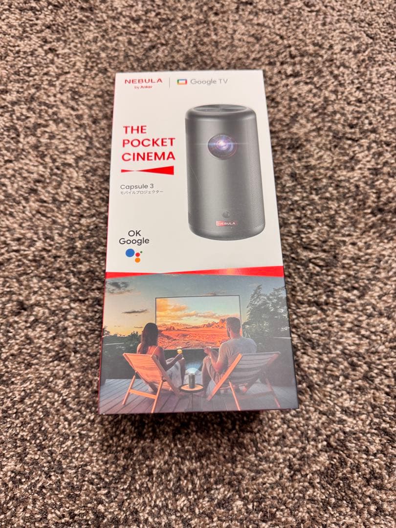 Anker Nebula Capsule 3 モバイル プロジェクター+スタンド