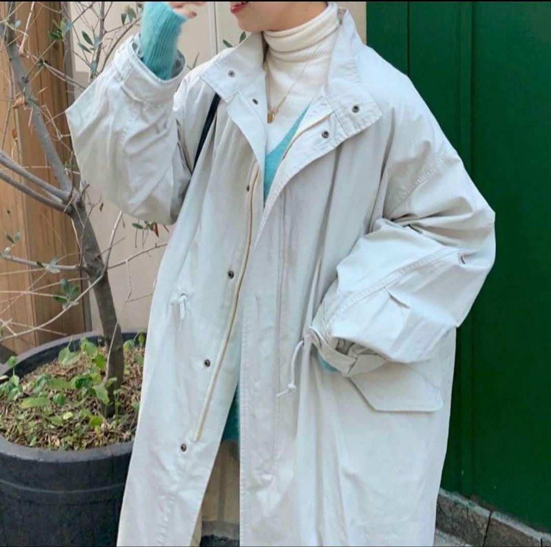 シーナリー　shenery C/Tツイルモッズコート ライトグレー