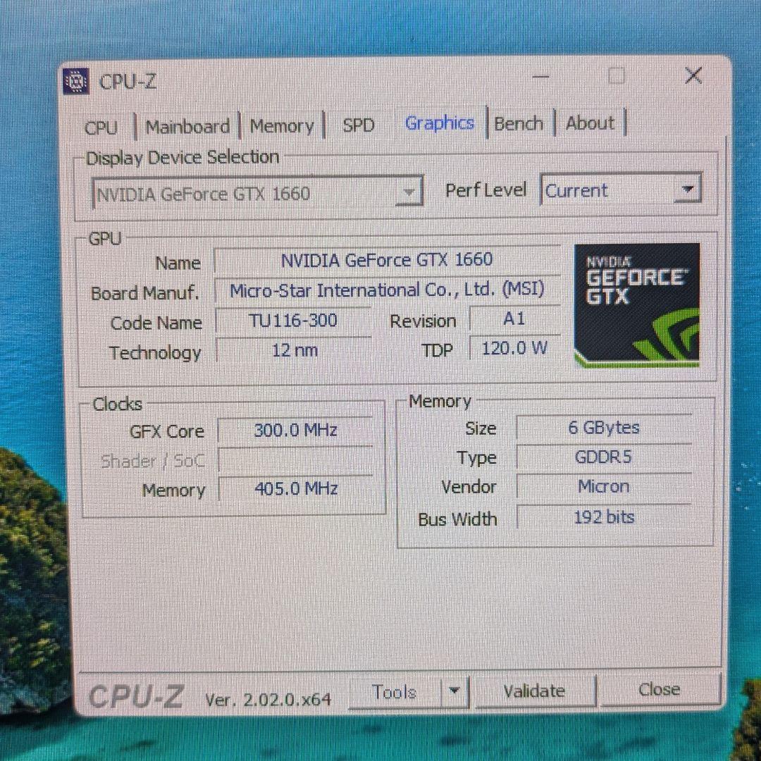 グラフィックボード・グラボ・ビデオカード MSI AERO ITX NVIDIA GeForce GTX 1660