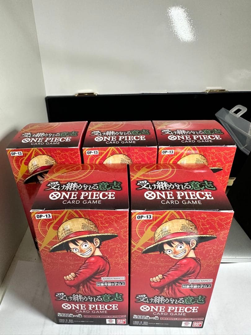 ワンピースカードゲーム 受け継がれる意志 5BOXセット 新品 未開封