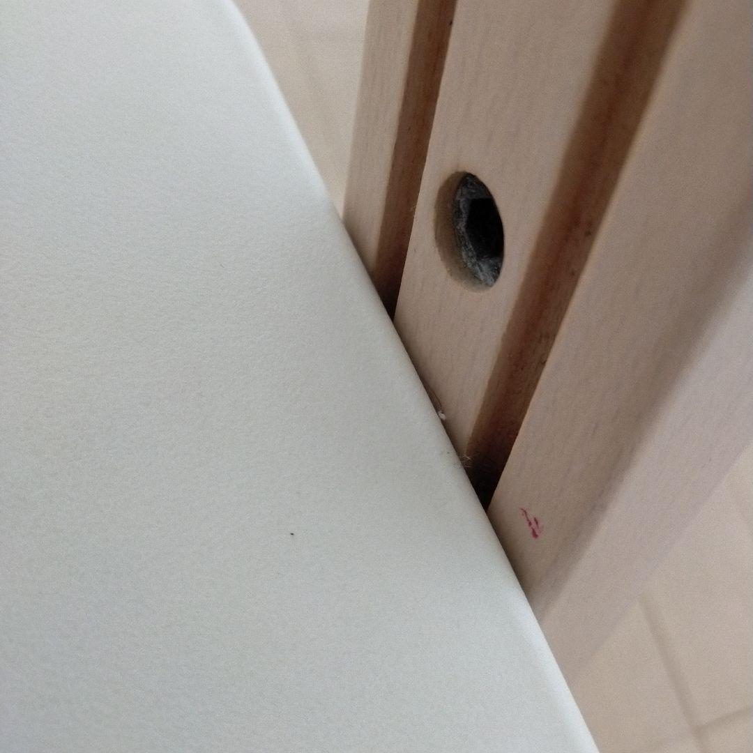 ホワイト　ストッケ　ステップス　チェア　ベビーチェア　取説、レンチ付